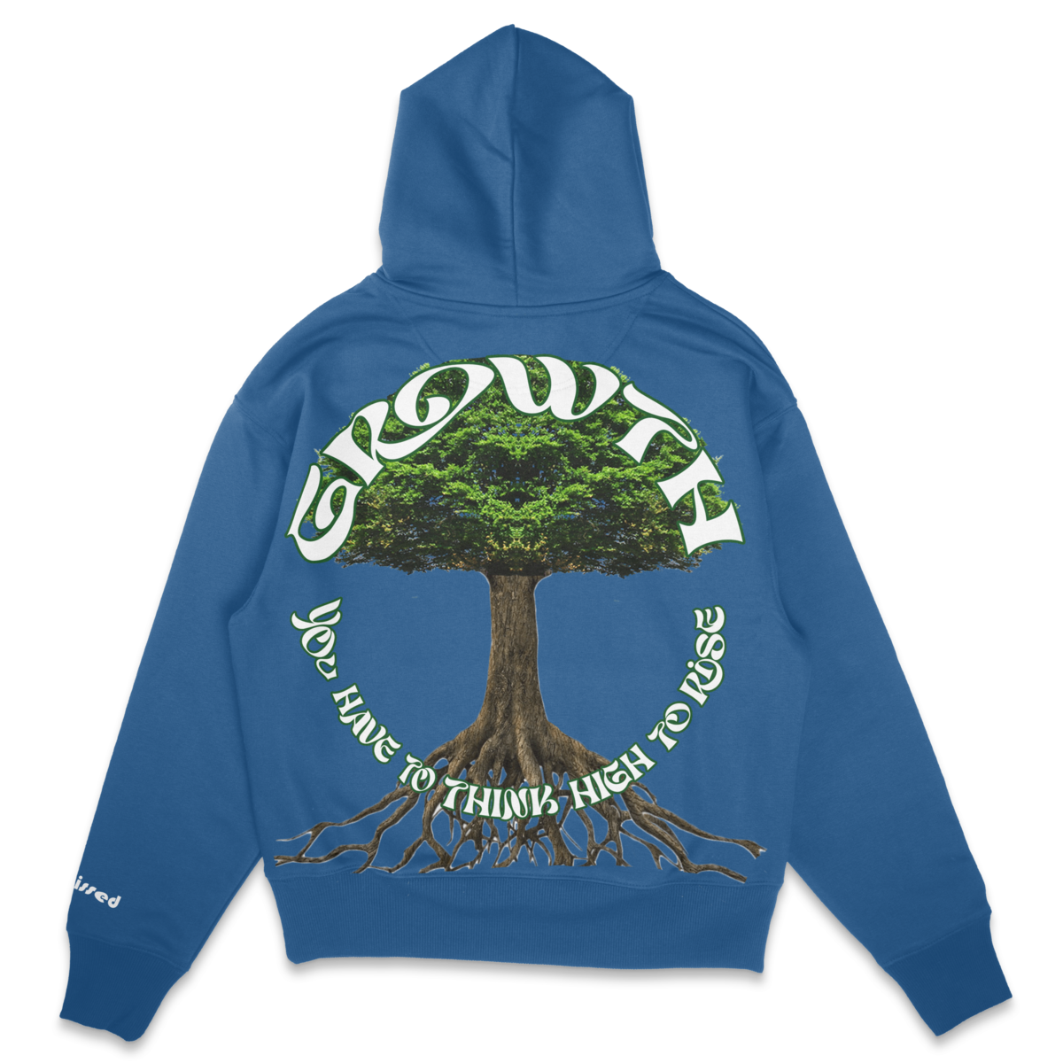 Dissmissed Growth Oversized Hoodie Pepple Blue