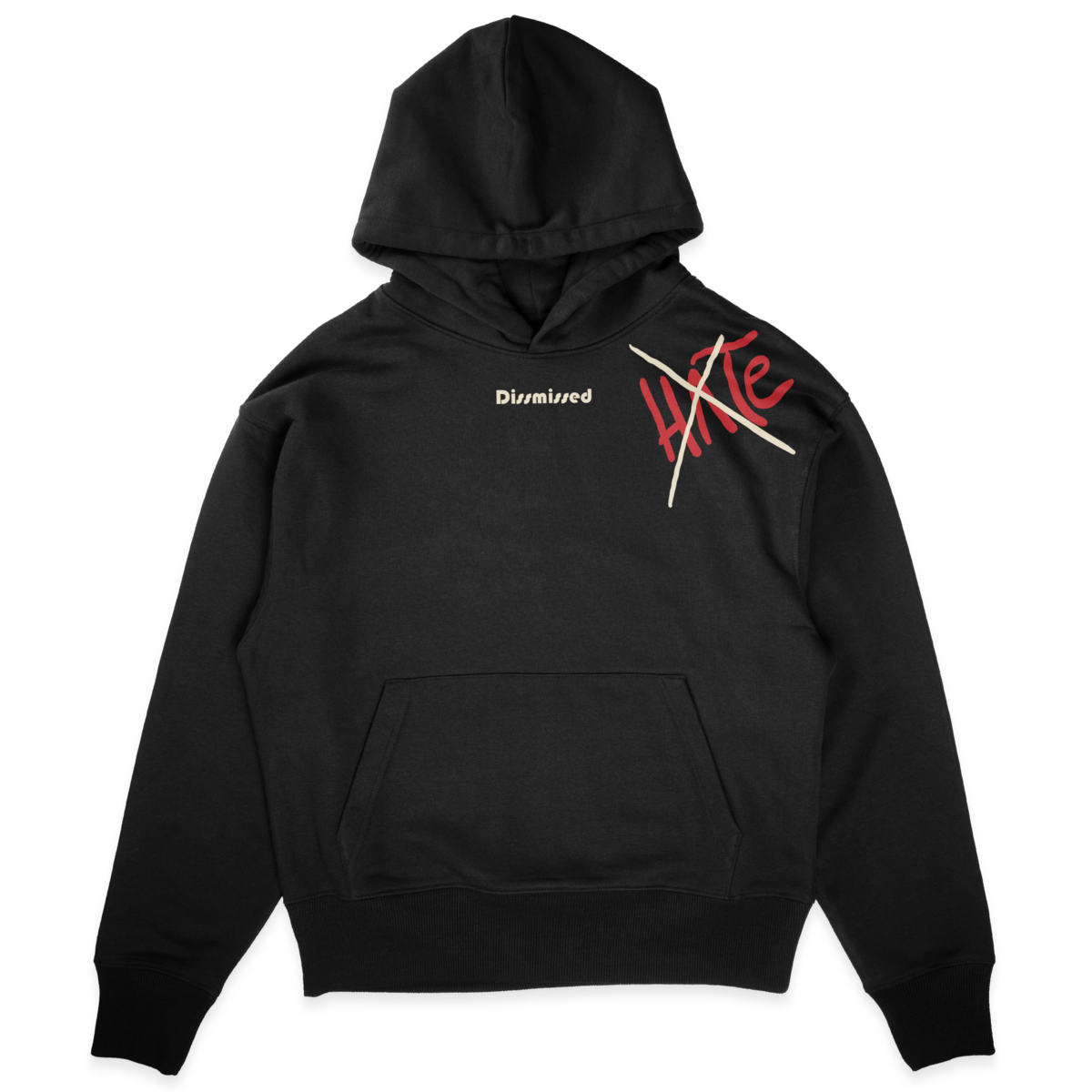 Dissmissed Hate Oversized Hoodie