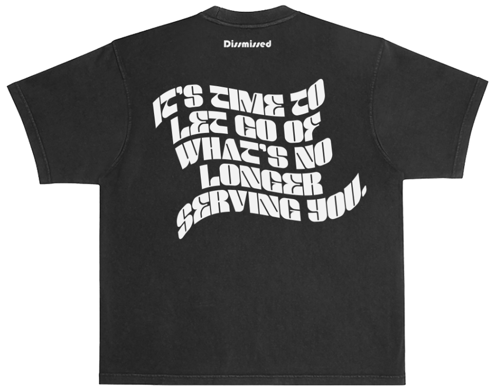 Dissmissed Twevle33 Release 999 Tee Vintage Black