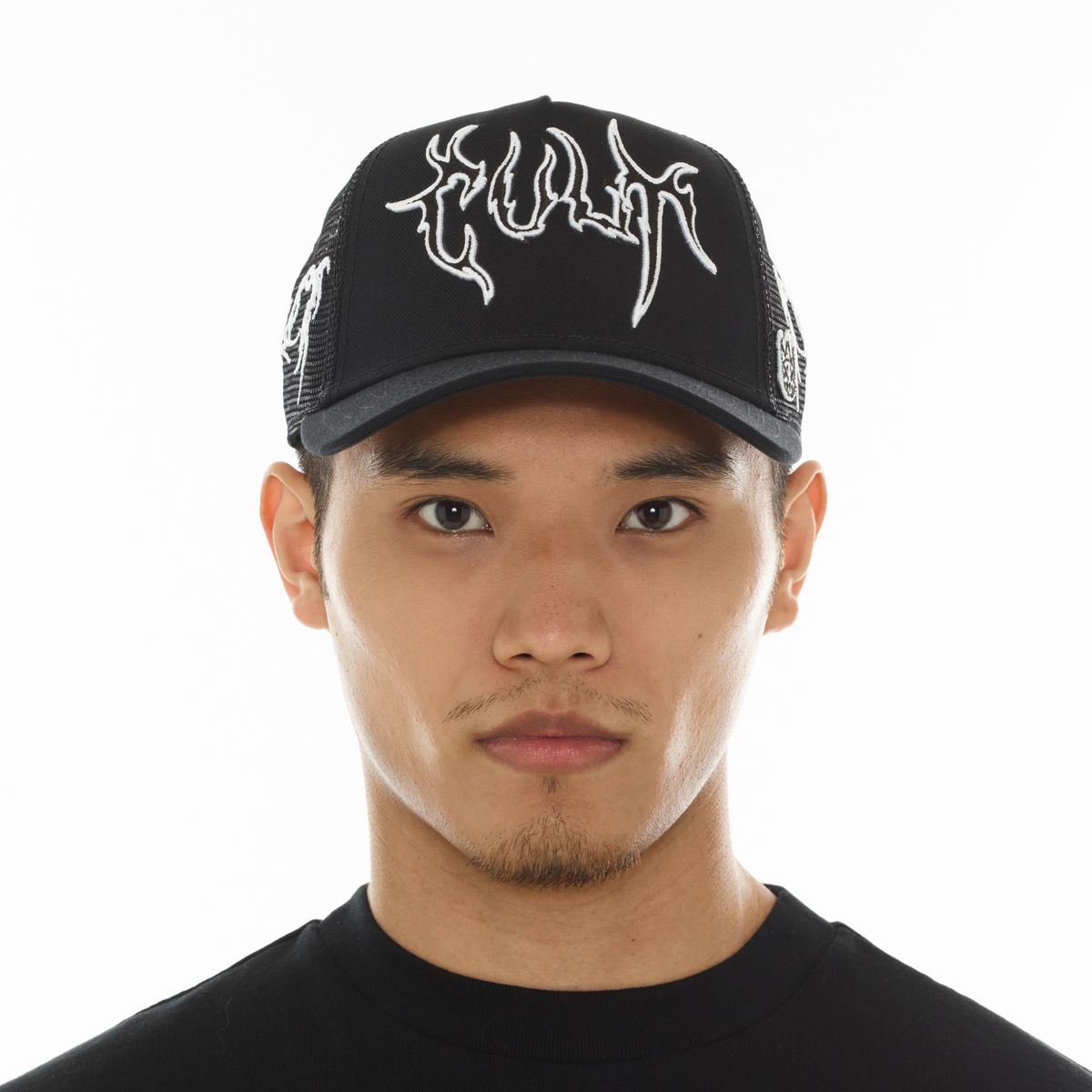 Cult Of Individuality Mesh Raven Trucker