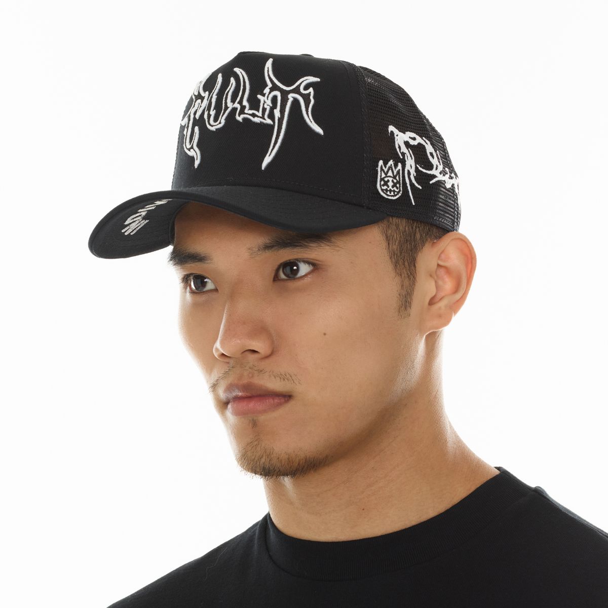 Cult Of Individuality Mesh Raven Trucker