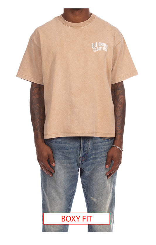 Billionaire Boys Club Faded Curve SS Knit Sesame