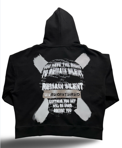 Unregistered Hoodie Black