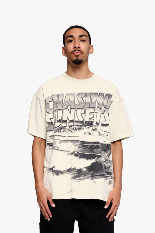 Valabasas "Catching Breeze" Cream Tee