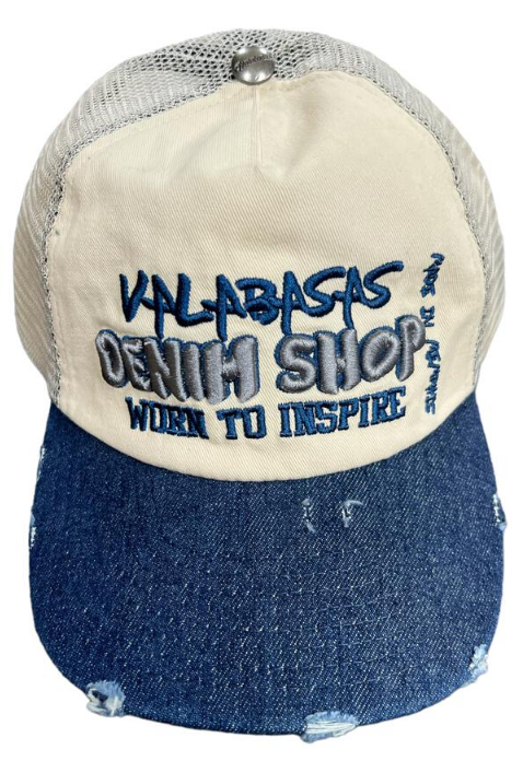 Valabasas Denim Shop Hat Blue