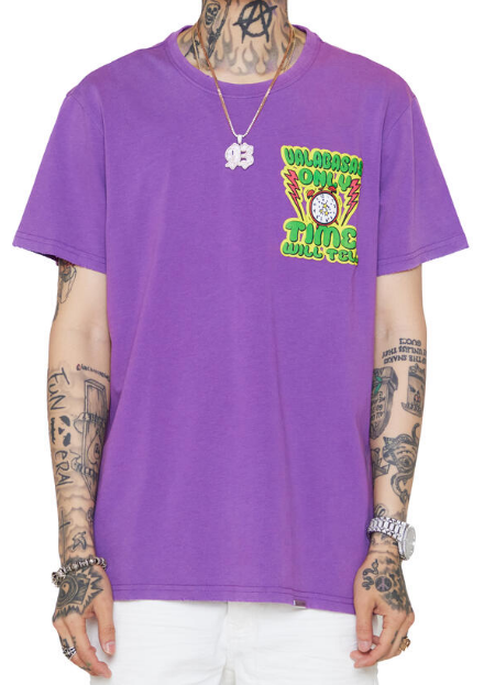 Valabasas Grind Time Tee Vintage Purple