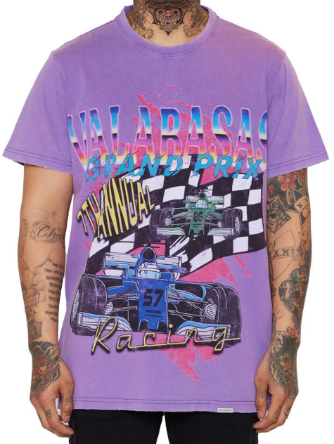 Valabasas 7TH Annual Tee Vintage Purple