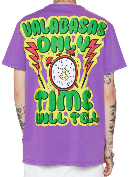 Valabasas Grind Time Tee Vintage Purple