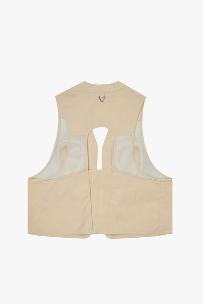 Valabasas Tactical Mesh Off-White Nylon Vest