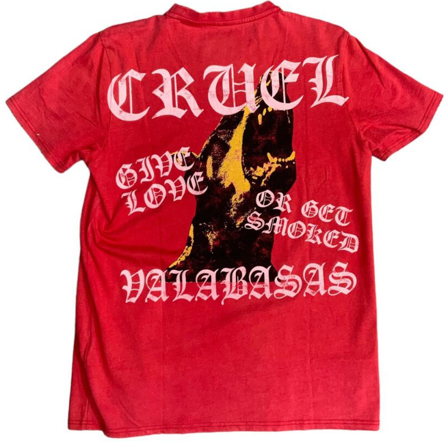 Valabasas Cruel Tee Vintage Red