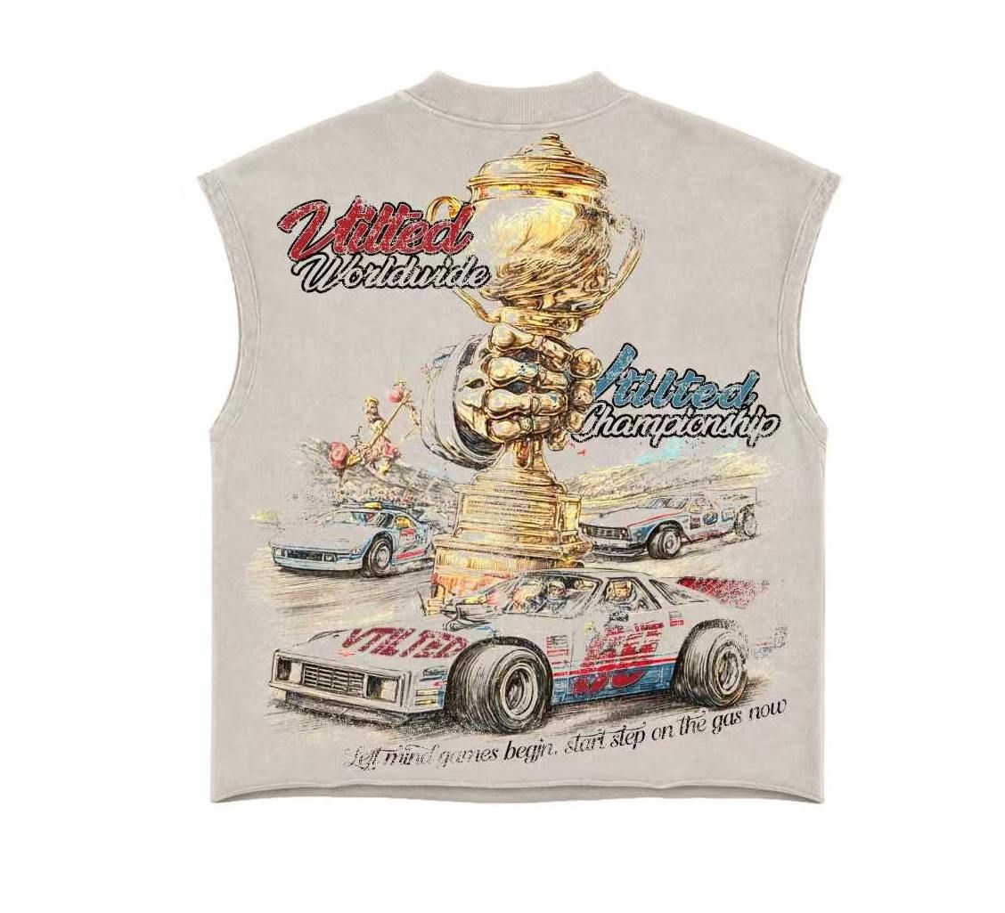 VTILTED "Trophy" Tee (VTS-15) White Wash