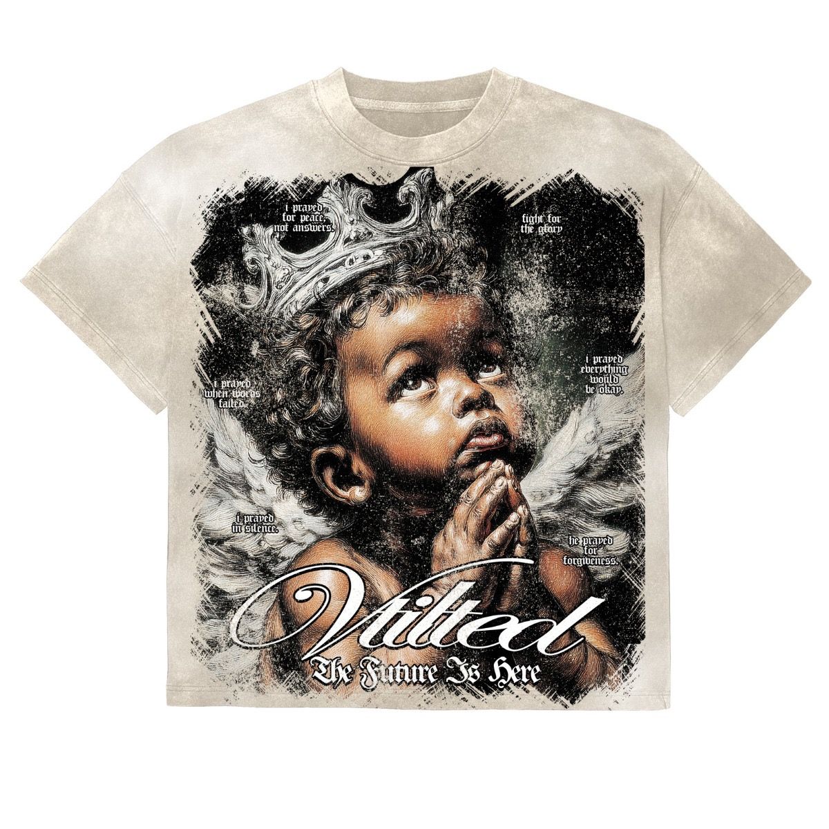 VTILTED "Mercy" Tee (VTS-12) Grey Wash