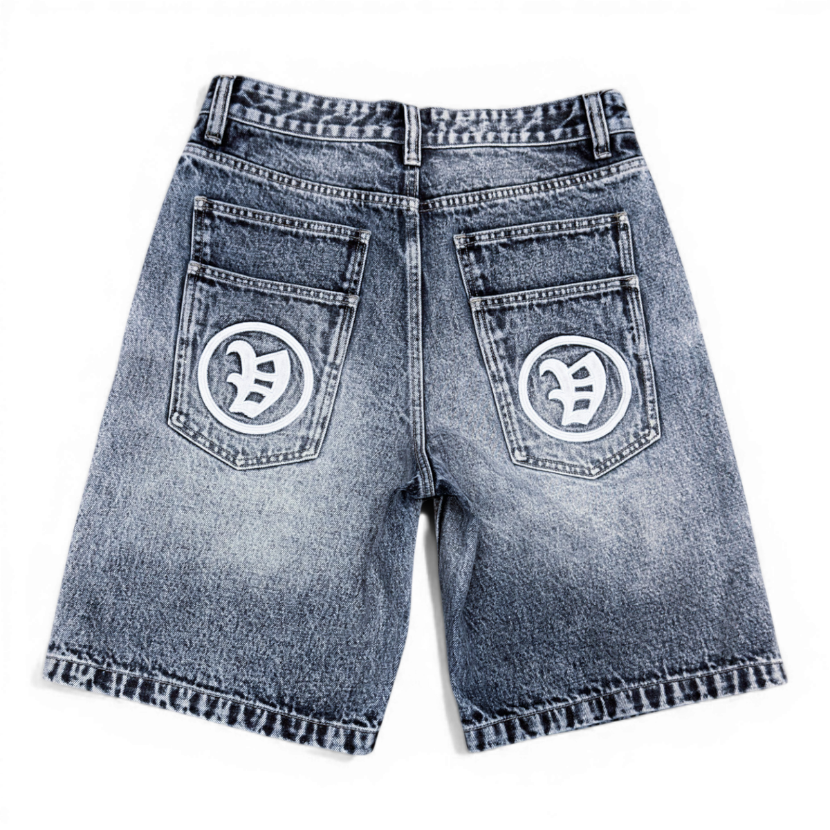 Vtilted "Formula" Jorts Blue Wash