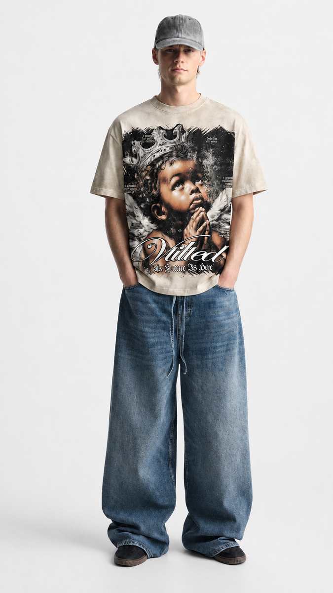 VTILTED "Mercy" Tee (VTS-12) Grey Wash