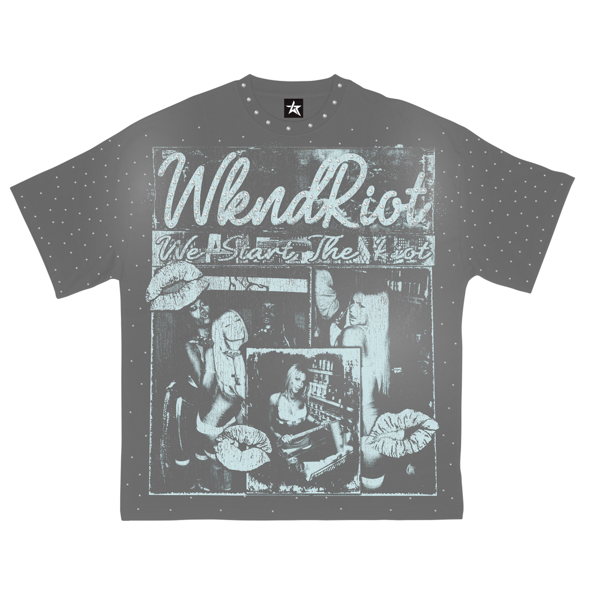 WKND Riot Born A Star Charcoal Wash