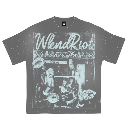 WKND Riot Born A Star Charcoal Wash
