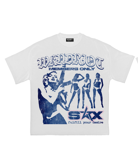 WKND Riot Sex W/ Pink Rhinestones Tee