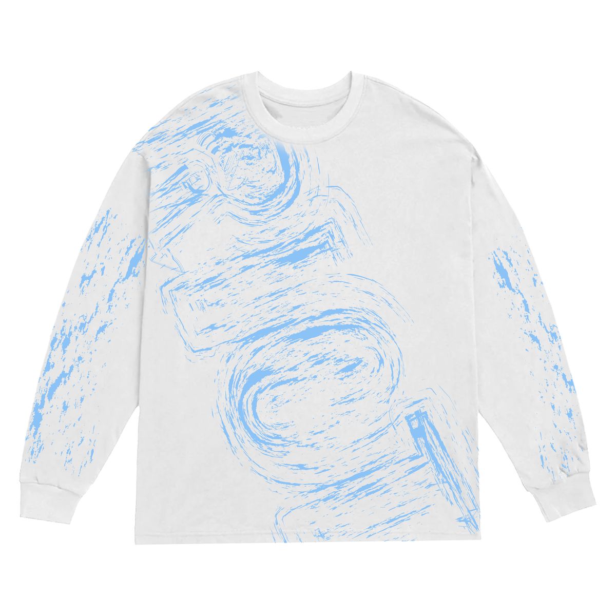 Wknd Riot - RIOT LS Tee White