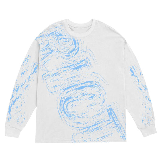 Wknd Riot - RIOT LS Tee White
