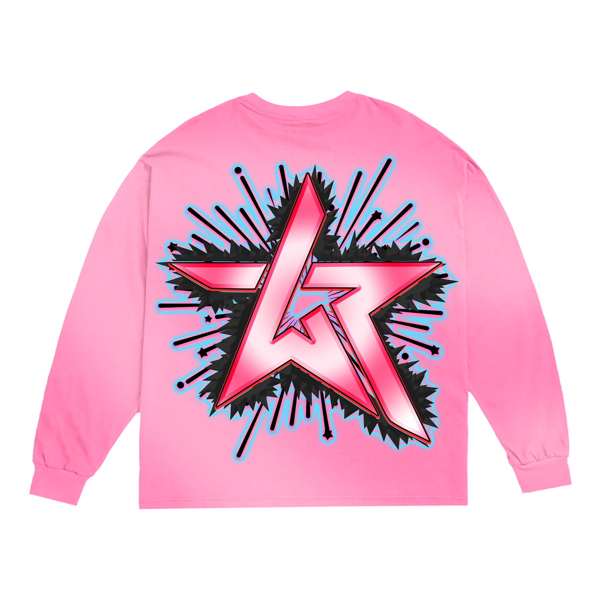 Wknd Riot Up The Score LS Tee Pink