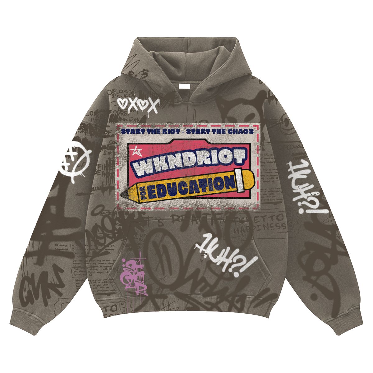 Wknd Riot Box Top Hoodie