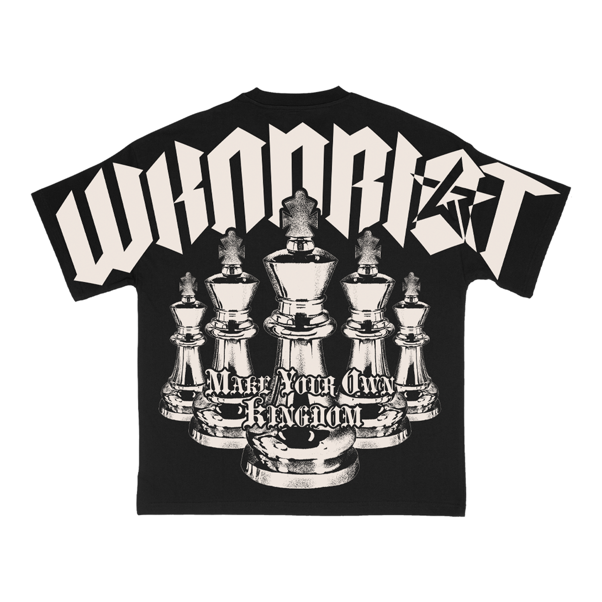 Wknd Riot Kingdom Black Tee