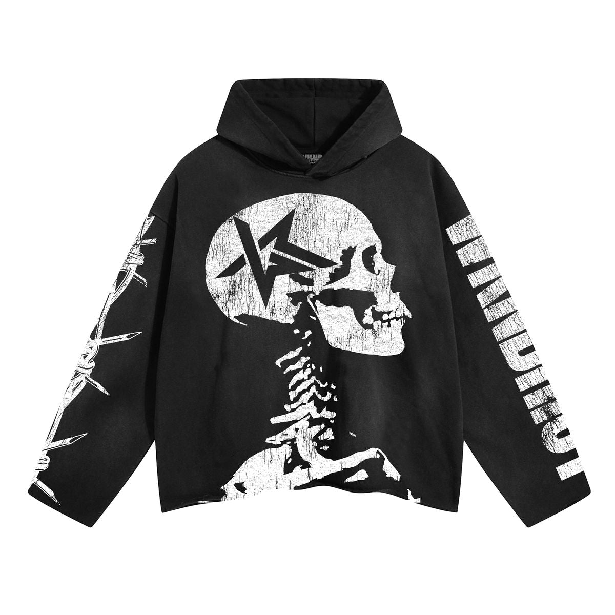 Wknd Riot Logo Head Hoodie
