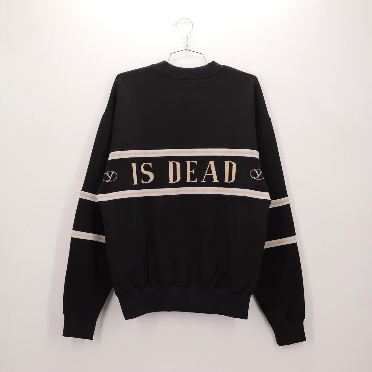 Yesterday Is Dead Jacquard Sweater Black