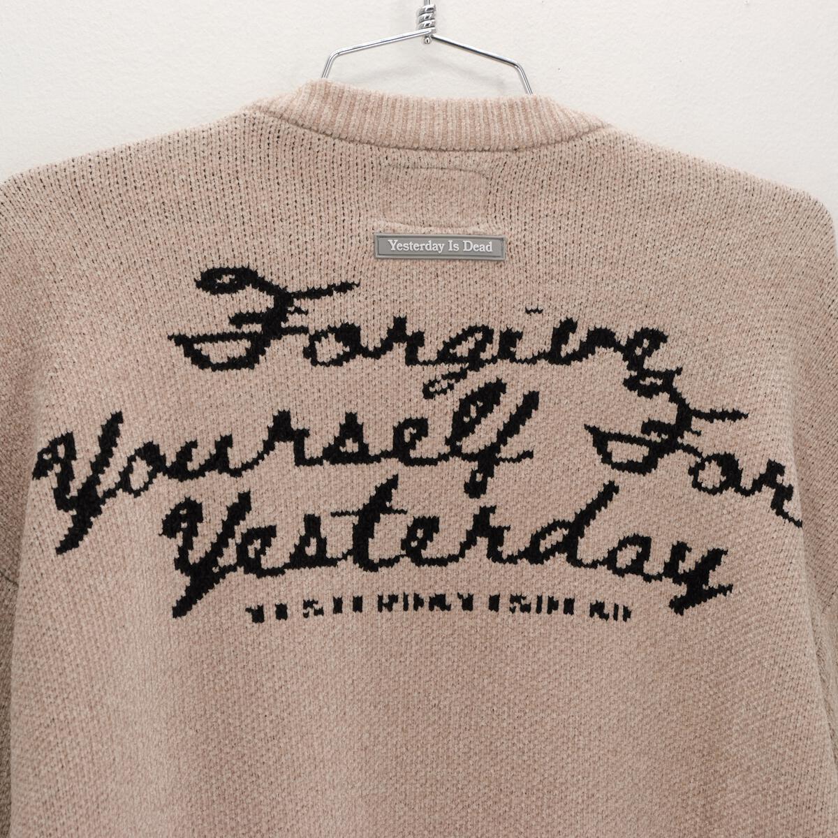 Yesterday Is Dead Petals Knit Sweater Sand