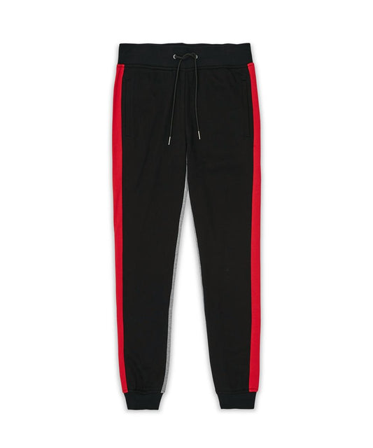Le Tigre Retro Logo Jogger (Black/Red/Grey)