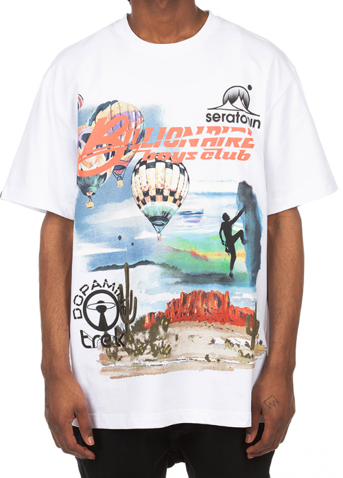 Billionaire Boys Club World SS Tee White