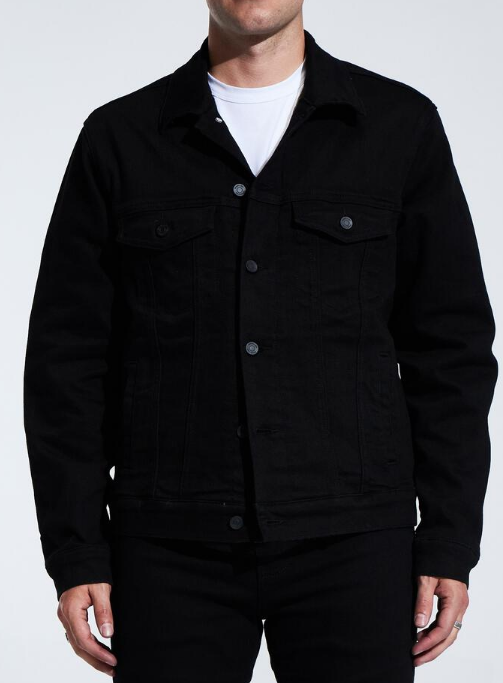 Embellish Bounty Black Denim Jacket (Reversible)