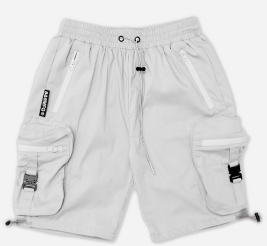 8 & 9 Clothing Combat Nylon Shorts Sesame