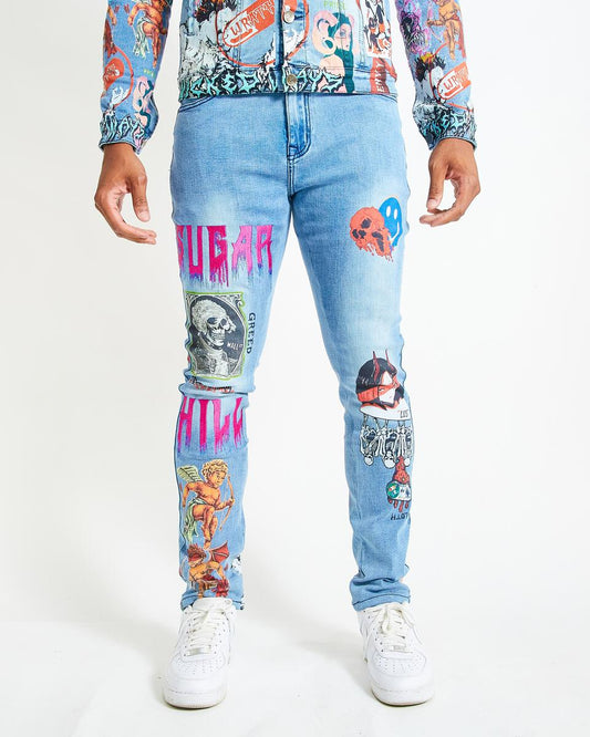 Sugar Hill 7 Sins Light Wash Jeans