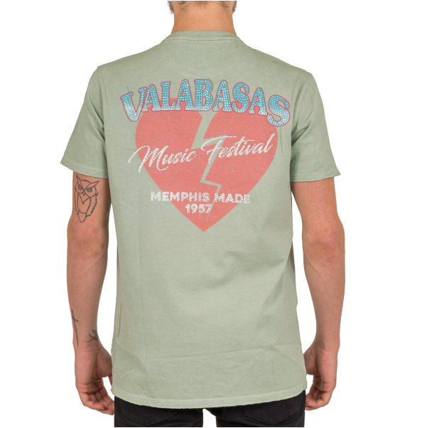 Valabasas Tee Memphis Made Vintage Light Green