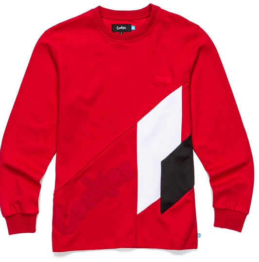 Cookies Pylon L/S Knit (Red/White)