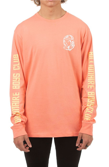 Billionaire Boys Club Wealth Ls Tee Pink