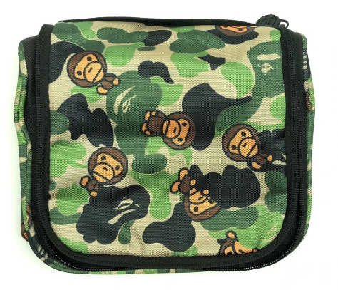 Bape Baby Milo Portable Travel Cosmetic Makeup Toiletry Bag