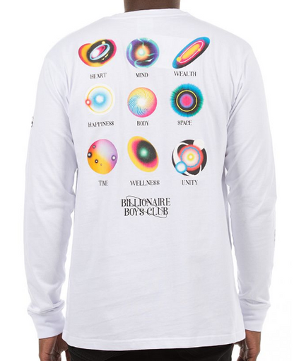Billionaire Boys Club Moon Salutations Ls Tee White