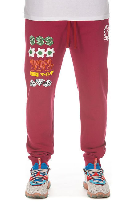 Billionaire Boys Club Icon Jogger Burgandy