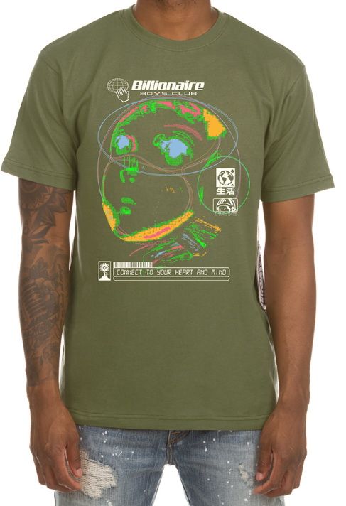 Billionaire Boys Club Connect SS Tee Loden Green