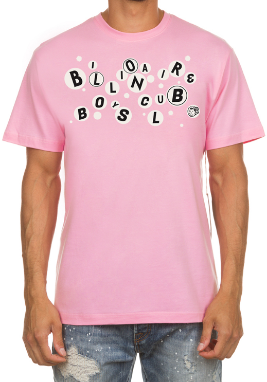 Billionaire Boys Club Number SS Tee Candy Pink