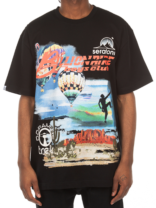 Billionaire Boys Club World SS Tee Black