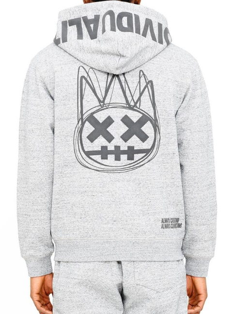 Cult Of Individuality Zip Hoody Heather Grey