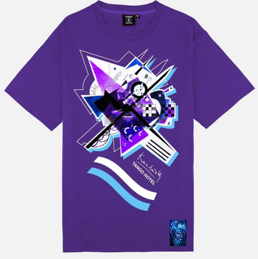 Tango Hotel Kandinsky Purple Tee