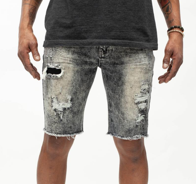 Caliber Denim Maneuver Shorts Dirty Grey