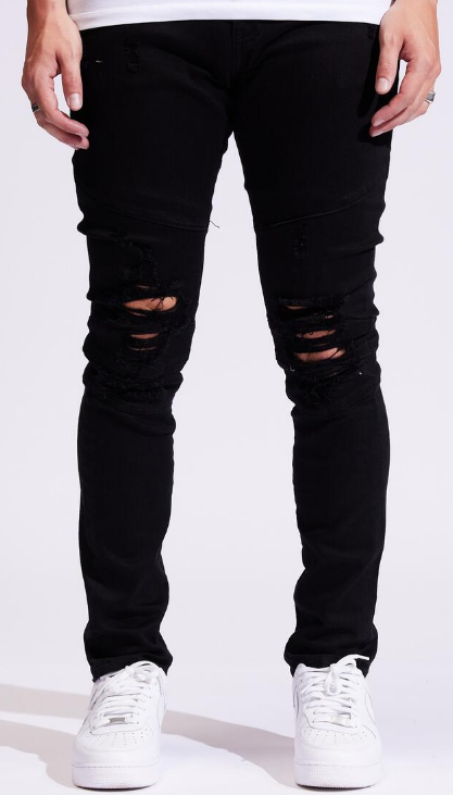 Crysp Denim Montana - Jet Black (CRYf122-122)