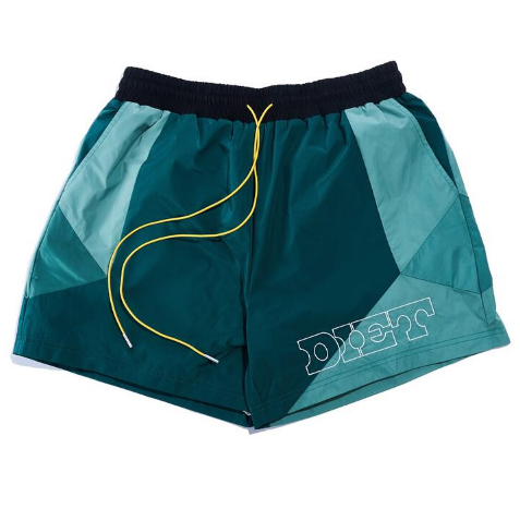 Diet Starts Monday Panel Shorts Green