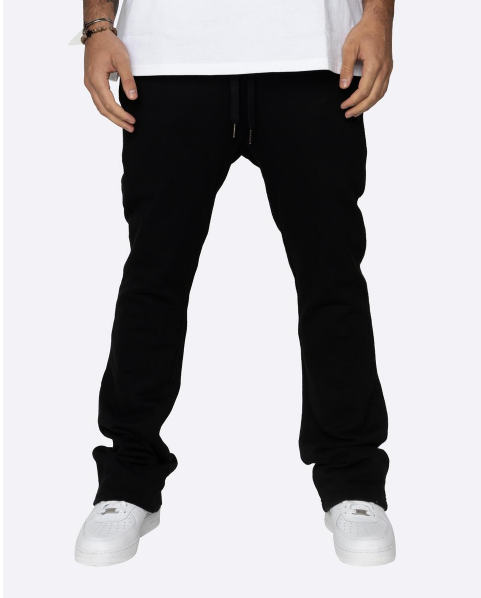 EPTM French Terry Flare Sweatpants Black