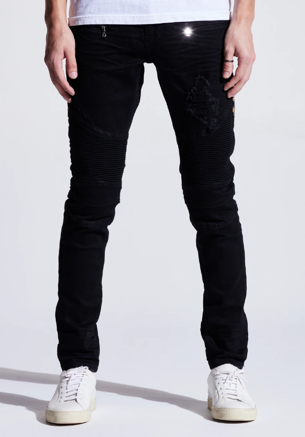 Embellish Bower Biker Denim